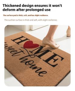 Tapete de Entrada Antiderrapante Imitação de Palmeira de <span class=keywords><strong>Coco</strong></span> para Atacado, Fácil de Cuidar, Acolchoado para Casa - Product Image 6