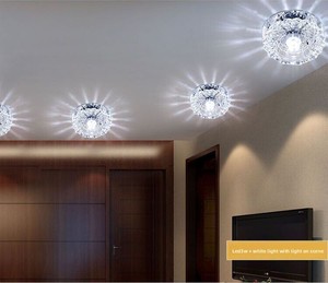 Hiện đại LED downlights pha lê Đèn AC Powered trang trí đèn trần với kim loại cơ sở cho phòng khách xung quanh tường - Product Image 6