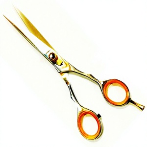 Ciseaux de coiffure professionnels ASAP en acier inoxydable, ciseaux de coupe de cheveux tranchants, ciseaux de salon de coiffure, couleur or rose - Product Image 1