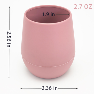 Gobelet portable en silicone de qualité alimentaire écologique pour enfants, tasse à collation souple en silicone incassable, jolies tasses d'apprentissage pour bébés - Product Image 4