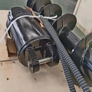 GJEM Accessoires pour excavatrices, chargeuses compactes et pelles rétrocaveuses : Tarière hydraulique pour trous de poteaux 2,5-4,5 tonnes - Product Image 1
