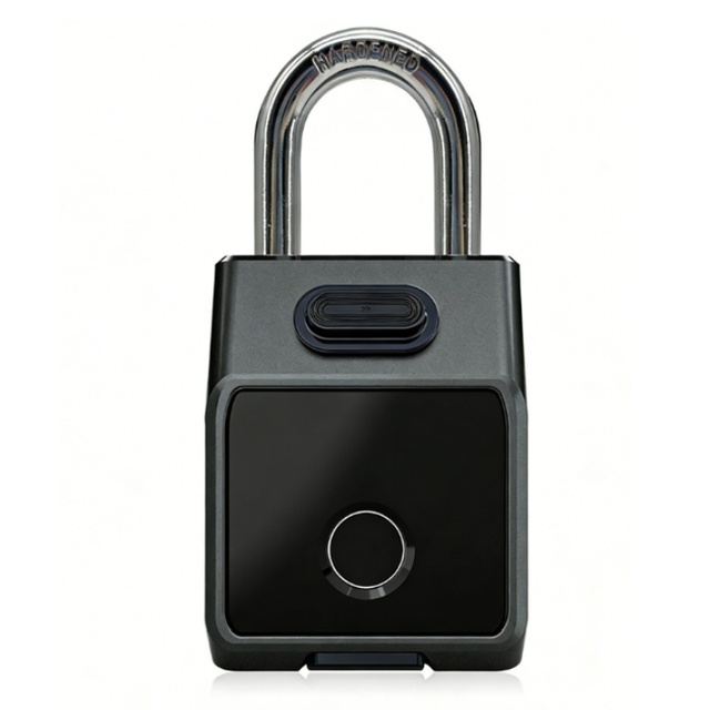 YH3698 Durable Anti-Theft Smart Digital Biometric Fingerprint Password NFC Zinc Alloy+Steel Powder Coated Padlock Tyua APP