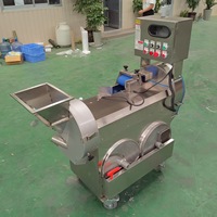 Máquina Cortadora de Vegetales de Acero Inoxidable, Alta Capacidad 600-1000kg/H, para Cortar Vegetales de Hoja como Lechuga, Espinaca y Repollo