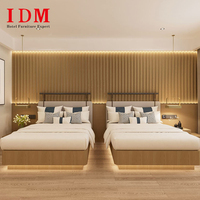 Meubles de chambre à coucher en bois massif de luxe modernes IDM pour hôtels 5 étoiles, villas et appartements - Respectueux de l'environnement, tailles personnalisables