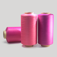 Prix usine Fil DTY 100% 150D 36F teint et texturé pour le textile