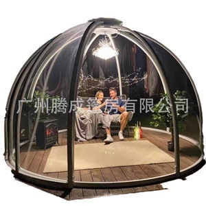 T C TENT Bubble Tent 3m Diameter Tempered Glass Dome Sunroom Outdoor Garden Use - Product Image 3
