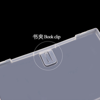 Étuis portables en plastique transparent SUNSHING pour PSP, étuis légers de remplacement pour jeux UMD