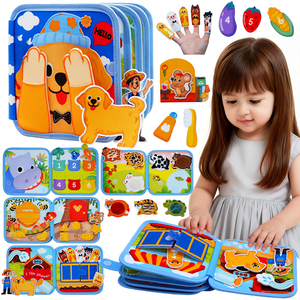 Libro de actividades educativas tempranas y silenciosas para niños pequeños de 1 a 3 años, libro Montessori para desarrollar habilidades motoras finas, regalos de viaje y cumpleaños - Product Image 3