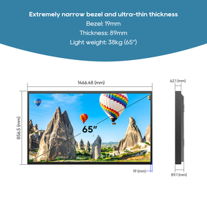 43 ''-75" thông minh TV 4K hiển thị ngoài trời TV không thấm nước 1500nits đầy đủ mặt trời màn hình TV - Product Image 6