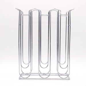 Support de capsules de café <span class=keywords><strong>DOLCE</strong></span> <span class=keywords><strong>GUSTO</strong></span> en métal argenté 36 compartiments, support moderne à cinq niveaux, rangement pratique pour outils à main - Product Image 4