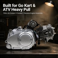 Moteur de moto tout-terrain (ATV) et kart 150cc à démarrage électrique, embrayage automatique, 3 vitesses avant et 1 marche arrière – Fourniture directe usine