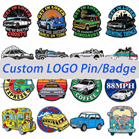 Broches personnalisées modernes en émail pour fabricants, badges métalliques, épingles de revers en émail souple ou dur, broches logo, dessins animés, anime, accessoires vestimentaires