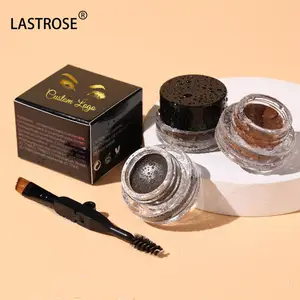 El más nuevo Your Logo Vegan Makeup <span class=keywords><strong>Eyebrow</strong></span> <span class=keywords><strong>Gel</strong></span> 10 colores Impermeable Etiqueta privada Eye Brow Cream <span class=keywords><strong>Gel</strong></span> <span class=keywords><strong>Eyebrow</strong></span> Pomade con cejas gratis - Product Image 1