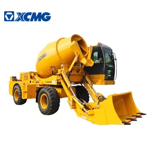 XCMG Official New Mobile Self Feeding Concrete Mixer Truck 2.6 Cubic Multifunction Self Loading Concrete Mixer