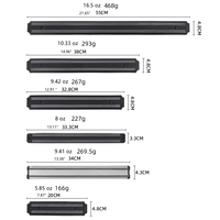 Manjia support de rangement de cuisine de bonne qualité, présentoir d'outils magnétiques en plastique support de couteaux magnétiques pour barre de couteaux magnétiques muraux
