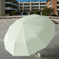 Parapluie pare-soleil 72 côtes à double usage Revêtement noir grande taille avec protection UV Protection automatique contre la pluie solaire en boîte