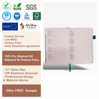 Carnets de style journal en similicuir A6 avec pages en similicuir, reliure thermique, feuilles mobiles pour un style classique ISO