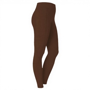Silicone Equestrian Horse <b>Riding</b> Breeches Athletic Fit Custom Full Seat Print Women Leggings - Product Image 3