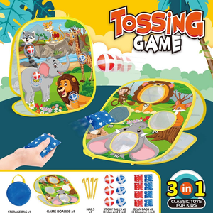 Vente chaude Durable En Plastique Animal Bean Bag Toss <span class=keywords><strong>Jeu</strong></span> En Plein Air Fête De Famille Sport Jouet <span class=keywords><strong>pour</strong></span> Enfants <span class=keywords><strong>Anniversaire</strong></span> & Noël - Product Image 2
