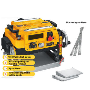 1800W tavolo multifunzione per la lavorazione del legno pialla a pressione macchina macchina elettrica per spessori macchina piatta - Product Image 1