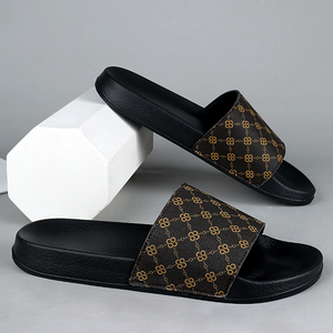 <span class=keywords><strong>Chaussons</strong></span> décontractés pour hommes et femmes, chaussures plates de luxe à bout ouvert pour l'extérieur, vente en gros - Product Image 1
