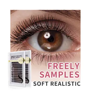 16 Dòng Cá Nhân Lông Mi Hỗn Hợp Faux Mink Lashes Phần Mở Rộng Với OEM - Product Image 1