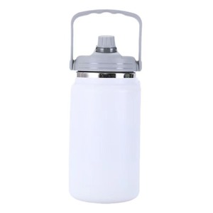 4L de gran capacidad 304 de acero inoxidable para exteriores, olla de hielo fría y caliente, termo personalizado con asa, botellas de agua deportivas - Product Image 3