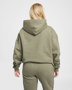 Sudadera con Capucha Extra Grande para Mujer, 100% Algodón, Forro Polar, Ligera, Resistente al Viento, de Secado Rápido, Estilo Urbano, con Logotipo Personalizado en la Parte Delantera - Product Image 2