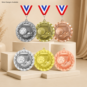Medallas Deportivas Personalizadas de Metal, Medallas de Premio al Por Mayor en Oro, Plata y Bronce con Cinta para Eventos Deportivos, Proveedor de Premios - Product Image 5