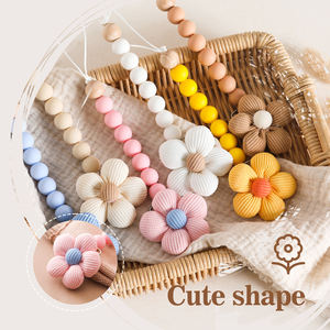 Chaîne de sucette en silicone écologique sans BPA ni phtalate pour bébés de 0 à 12 mois – Vente en gros - Product Image 3