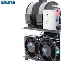 Unités de condenseur de compresseur de refroidisseur d'eau micro médical laser DC 12/24V 48V 72V 220V 300W pour système de refroidissement liquide miniature