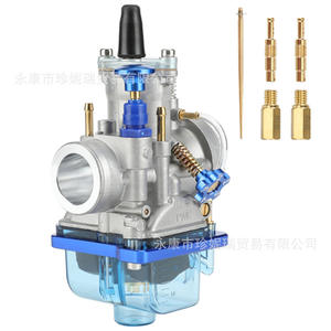 Pwk24 คาร์บูเรเตอร์ชุดเจ็ตหลัก 5 ชิ้นสำหรับ 125 ซีซี 150 ซีซีมินิรถจักรยานยนต์อัพเกรดโปร่งใสสีฟ้าสีแดงสีดำ - Product Image 3