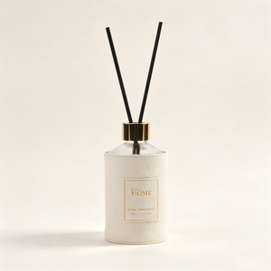 Diffuseur de parfum d'ambiance WELLNESS, bouteille en verre personnalisée enveloppée de cuir véritable, huile essentielle végétale longue durée, diffuseur à bâtonnets - Product Image 2