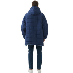 Veste surdimensionnée de style couverture imperméable en <span class=keywords><strong>polaire</strong></span> personnalisée pour l'hiver sweat à capuche pour famille adultes avec capuche - Product Image 6