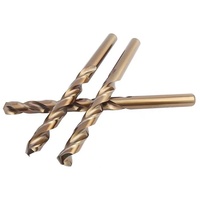 Forets hélicoïdaux au cobalt M35 (5% Co) -entièrement broyés, revêtus d'oxyde jaune et de titane-1mm-20mm pour acier inoxydable/alliage