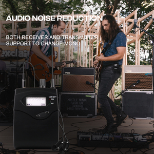 Hệ thống giám sát âm thanh không dây Voxfull G5 One-Drag-Two khử tiếng ồn cho biểu diễn sân khấu - dành cho ca sĩ - Product Image 3