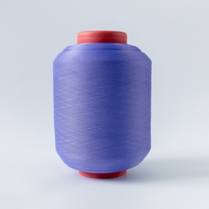 Fil teint en polyester/élasthanne certifié GRS, fabriqué en Chine, 2075/3075/4075, pour le tricotage et le tissage de chaussettes - Product Image 1