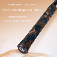 Nouvelle canne à pêche à la carpe ALPS 12ft/3.25lb, 3 sections, carbone Toray X-cross, American Tackle, guides anti-accrocs 316SS, poignée EVA camouflage