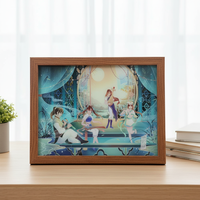 Boîte à Ombre Profonde en Verre et Bois, Cadre Photo Moderne pour Fleurs, Vitrine pour Médailles, Badges, Objets de Collection, Décoration Murale pour la Maison