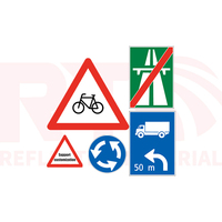 Panneau de signalisation en aluminium personnalisé STOP NO PARKING Triangle Rectangle Carré Flèche Métallique Panneaux Réfléchissants
