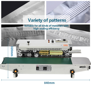 Horizontal Plastic Film Bags <b>Heat</b> Continuous Band Sealer Machine PVC /POF Film <b>Cable</b> <b>Heat</b> Tunnel Sealing Machine - Product Image 2