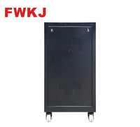 Reguladores de Voltaje Automáticos Monofásicos con Carcasa Negra de 10KVA a 50KVA 130-250V AVR para 15KVA 20KVA 30KVA 40KVA