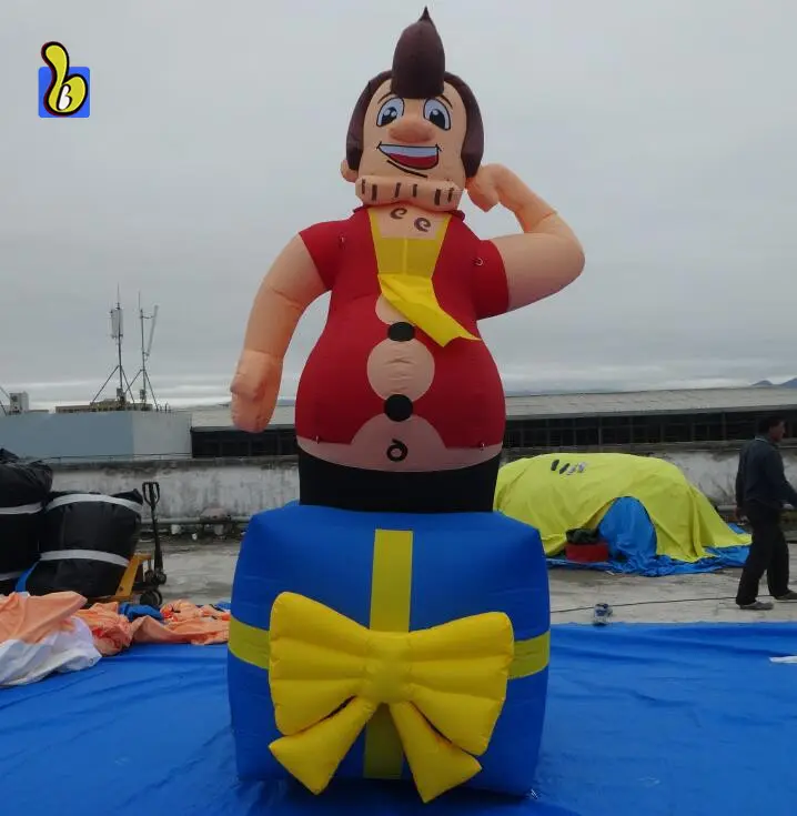 कारखाने की आपूर्ति Inflatable अब्राहम गुड़िया के साथ उपहार बॉक्स के लिए विज्ञापन