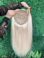 Facile à poser et à retirer, Toppers Mono à Ondulations Naturelles 6*7 7*8 8*8 8X9, Cheveux Vierges, Plusieurs Couleurs, 16 18 20, En Stock, Livraison Directe Gratuite