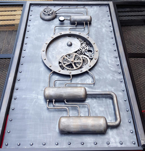 Gran oferta, puerta submarina de Metal pesado de hierro Retro personalizada, barra de modelado, <span class=keywords><strong>restaurante</strong></span>, habitación secreta, puerta de Escape para Bar - Product Image 6