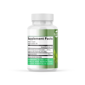 Extracto de Té Verde Orgánico 100% Natural en Cápsulas, Extracto Herbal Fresco de Hojas, en Envase de Botella - Product Image 2