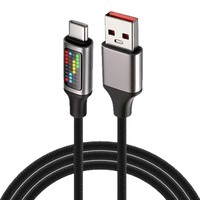 Cable de Datos con Cubierta de Nailon de Carga Súper Rápida de 60W con Micro USB Tipo-C para iPhone y Teléfonos Móviles