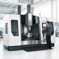 Tour CNC vertical industriel à grande capacité certifié CE ISO pour le tournage et le perçage de métaux