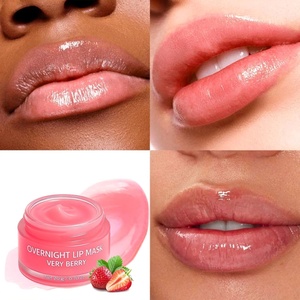 Bálsamo Labial Vegano Sin Logotipo, Mascarilla Labial Hidratante Nocturna, Reparadora, Humectante, Mascarilla Labial de Marca Privada - Product Image 3