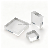 Blocs acryliques transparents vierges pour impression UV, format A5, 20 mm, cubes acryliques de 5 cm, personnalisables 4x4x1, pour impression UV 8x10